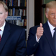 Famous white supremacist David Duke (left) and even more famous white supremacist Donald Trump (right)